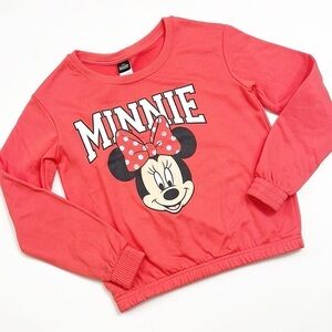Disney Minnie Mouse girls crewneck pullover sweater